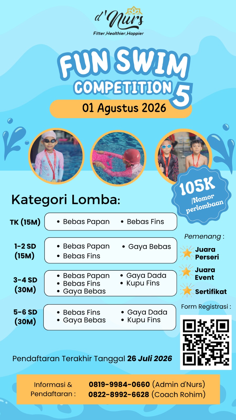 Tentang d'Nurs Fun Swim Competition